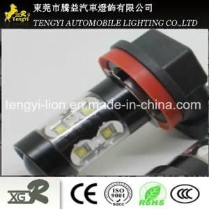 60W LED Car Light 50W High Power LED Auto Fog Lamp Headlight with T00 T15 9005/9006 H1 H4h7h8h9h10h16 Light Socket CREE Xbd Core