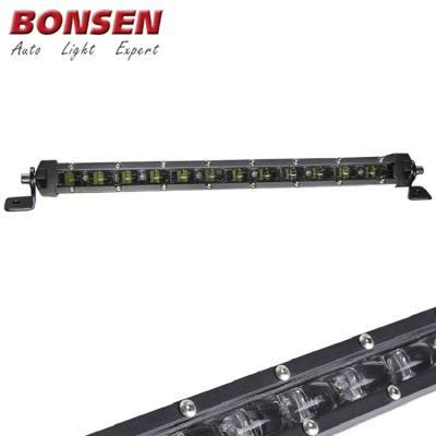 Bonsen 6D Oval 8inch Aurora 4X4 Wholesale Truck Offroad Car Single Row Super Bright Super Slim LED Light Bar