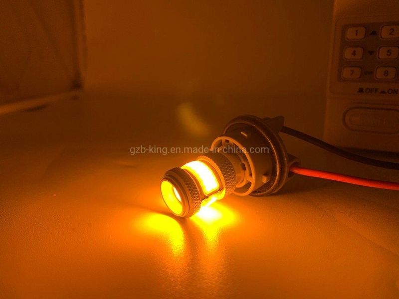 9-60V 1156 S25 Ba15s 360 Degree COB Amber LED Car Turn Light