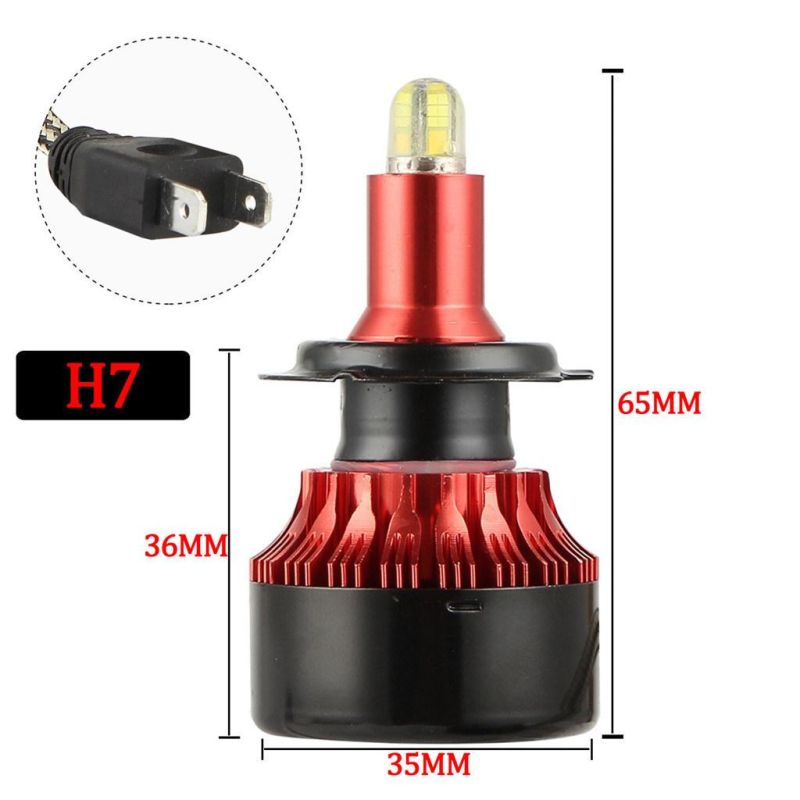 Hot Selling Car Headlamp Csp Chip 360 Degrees 9012 H4 H7 H11 Car LED Headlight X7 C6 S2
