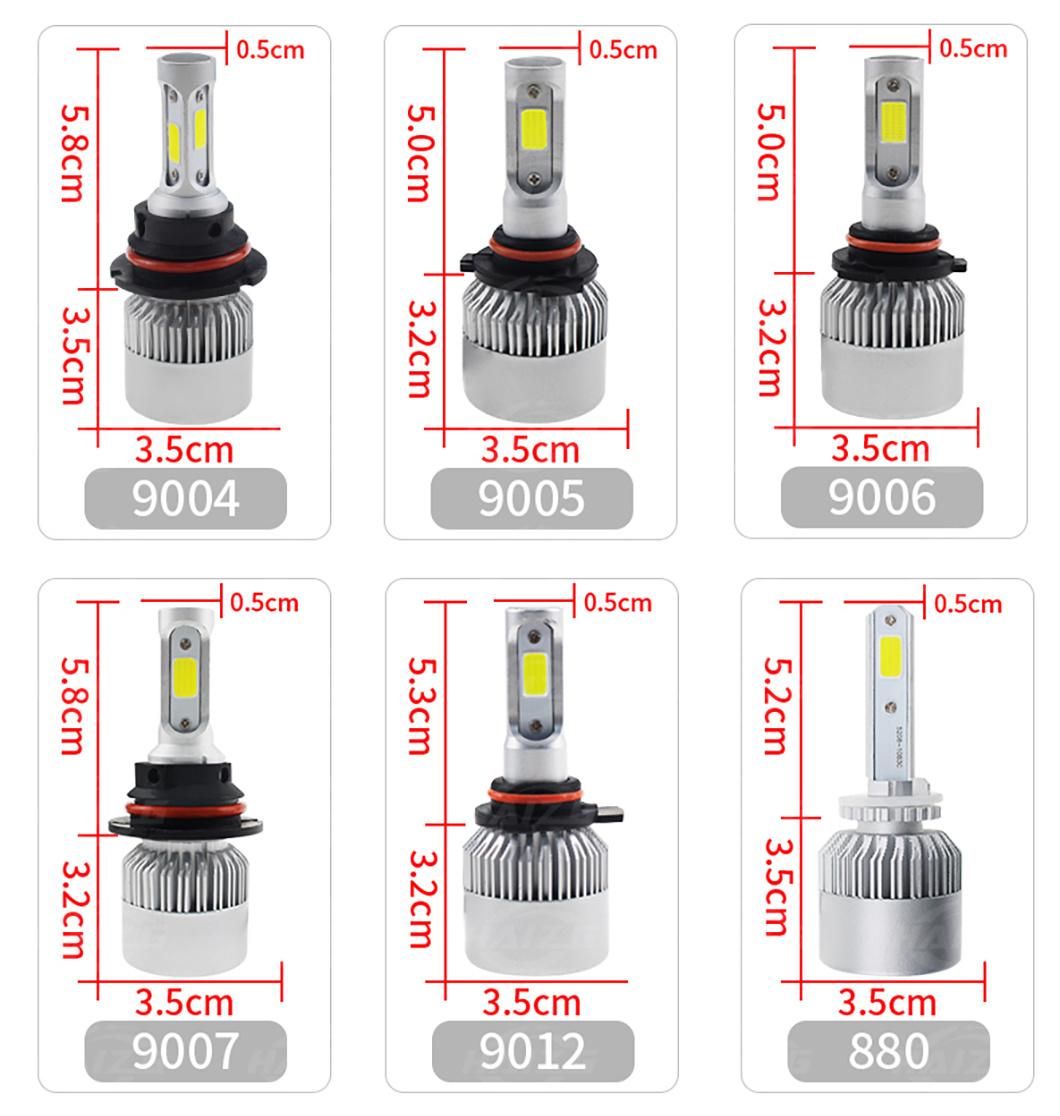 Haizg High Power LED Headlight H11/H4 Car LED Bulb