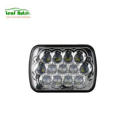 5X7 Inch Sealed Beam 65W LED Headlight with Blue DRL for Ford Jeep Wrangler Yj Cherokee Xj off Road Truck Headlamps