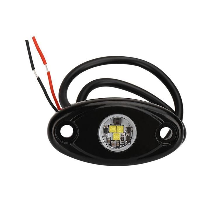 2inch 9W LED Rolling Rock Light for off Road ATV SUV Car Truck Boat Yacht Chassis Lights Decoration Clearance Undercar Lamp