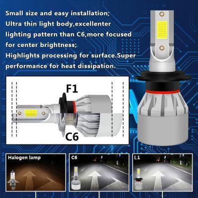 Hotselling LED Car Headlight H1 H3 H4 H7 9005 9006 COB K1 LED Headligh