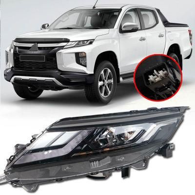 with Sequential Indicator Turn Signal Full LED Headlight Headlamp Head Lamp Light for Mitsubishi Triton L200 2019-2021