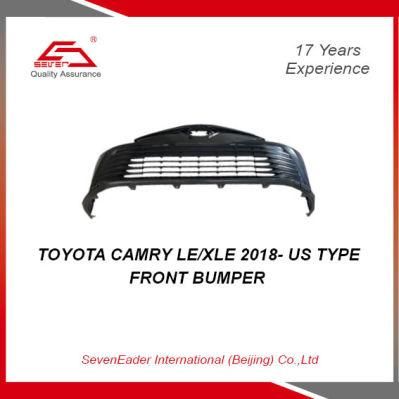 High Quality Auto Car Spare Parts Front Bumper for Toyota Camry Le/Xle 2018- Us Type