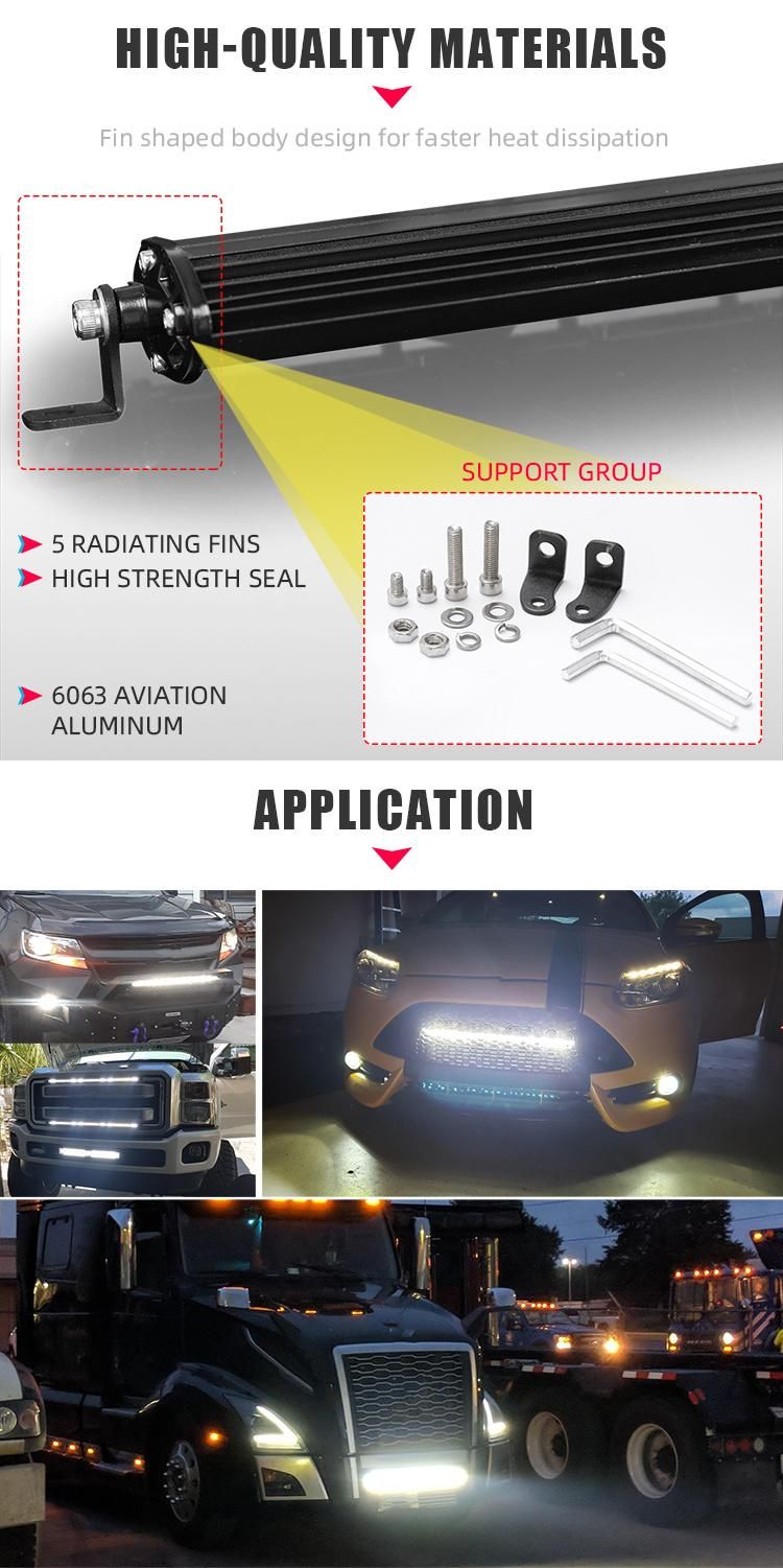 Wholesale Waterproof 4WD Car LED Driving Light Barra LED 12V Offroad 8′′ 14′′ 26′′ 20′′ Inch 4X4 LED Bar for Truck