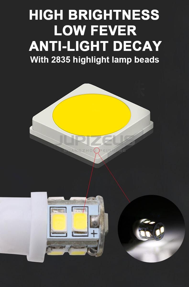 Auto Light Bulb Lamp 10 SMD LED T10 Wedge W5w 194 White Car Side Lights T10 LED on Sale