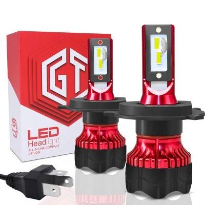 Super Bright High Low Beam 12000lm 72W H3 H1 H11 880 LED Headlight Bulbs H4 H7 LED Headlight Auto Car K5 H4 9006 LED Headlight