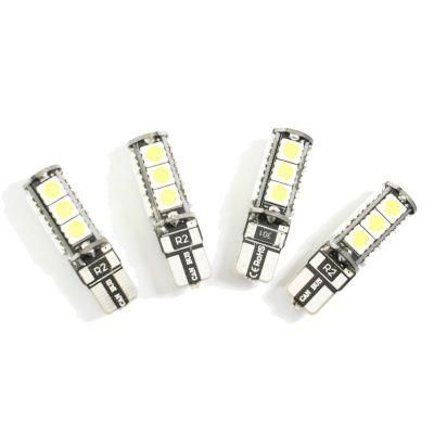 2PCS T10 13W 13-5050-SMD Cool White LED Canbus Error Free Panel Light Interior W5w 194 168