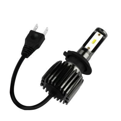 V23 Newest LED Headlight 40W 5500lm Fan Cooling H7 LED Headlamp for Car