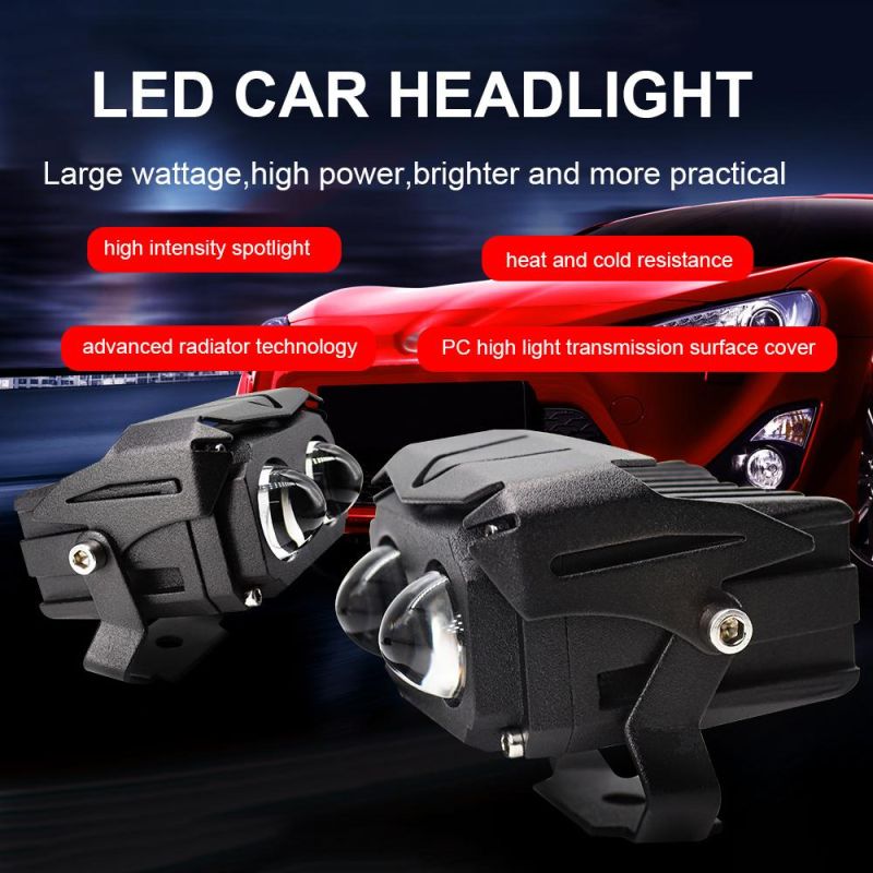 U10 Dual Color Car Lamp Bulb 200W High Low Beam Bi LED Projector