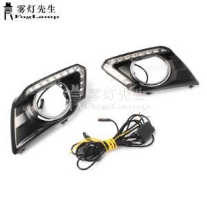 LED Fog Turn Signals Light Daytime Running Driving Lamp for Nissan Rogue X-Trail 2014-2016 2ND Gen Pair Car Blinker Indicators