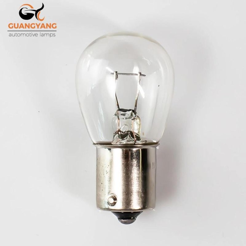 Car Halogen Turn Lamp S25 Ba15s 12V 21W Clear
