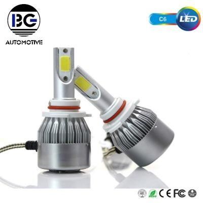 C6 LED Headlight DC12V 26W 6000K 8000lm COB Chip H4 Bulb for Car Auto