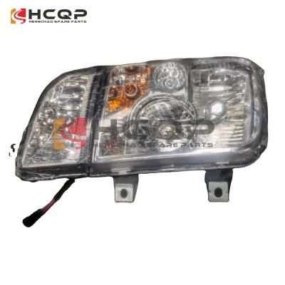 FAW 380HP Xindawei Truck Parts Headlight 3711015 - Q491 FAW J6 Truck Cabin Spare Parts Headlight Left