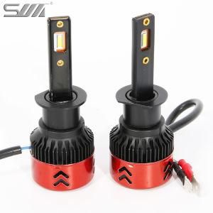 High Brightness 1600lm Car Headlights 6000K LED Round Driving Light