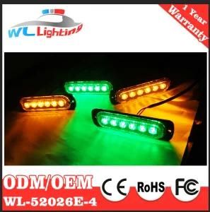 Auto Front Grille Flashing Warning Lightbar 24LED