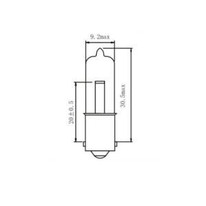 H21W 12V 21W Bay9s Halogen Bulbs Backup Fog Stop Tail Turn Lights Auto Lamps for Car Bus and Truck