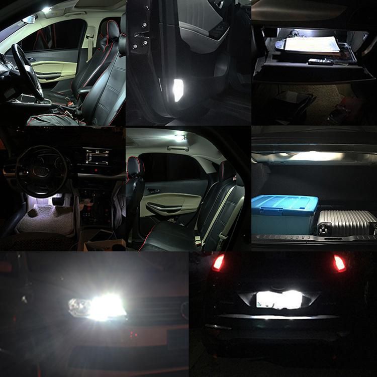 So. K Hot Selling Auto LED Bulb T10 LED W5w 194 2016 18SMD LED T10 Canbus Interior Light for Car License Plate Light