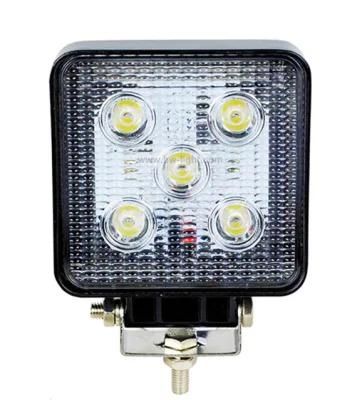 Square 15W LED Work Light for Truck ATV
