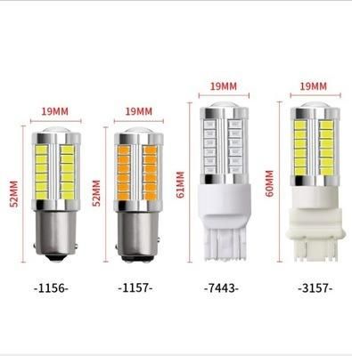 Unjoyliod LED 33SMD S25 P21W Ba15s 1156 5730 5630 LEDs Auto Parking Tail Light Bulbs Car LED Factory