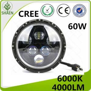 7 Inch CREE Round LED Car Light LED Driving Light for Offroad 60W