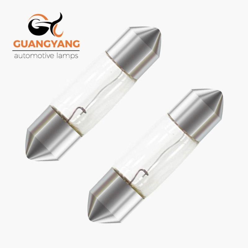 C5w 12V5w 31mm 36mm 39mm 41mm*10mm Clear Mini Driving Light Bulb Auto Turn Light Auto Halogen Bulb