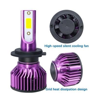 Carolyn V6 LED Auto Headlight H4 H7 H11 12V 6000K Car Light Bulbs 9005 9006 H13 Laser Light for off Road Car Truck