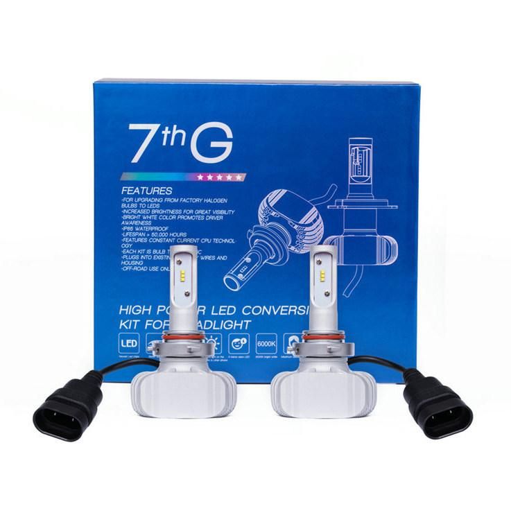 Good Selling 60W 6000lm 6000K-6500K 9005 9006 H10 G7 LED Auto Headlight