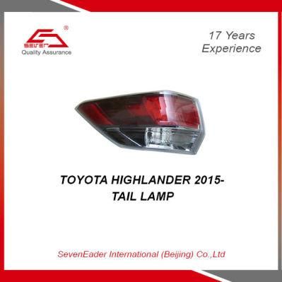 Wholesale Auto Car Tail Light Lamp for Toyota Highlander 2015-