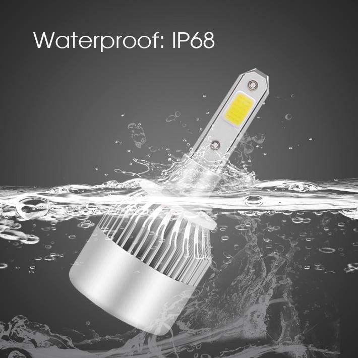 S2 Headlight Bulbs H11 H13 12V 9005 9006 H3 9004 9007 9012 72W 8000lm Car LED Fog Light Lamp 6500K