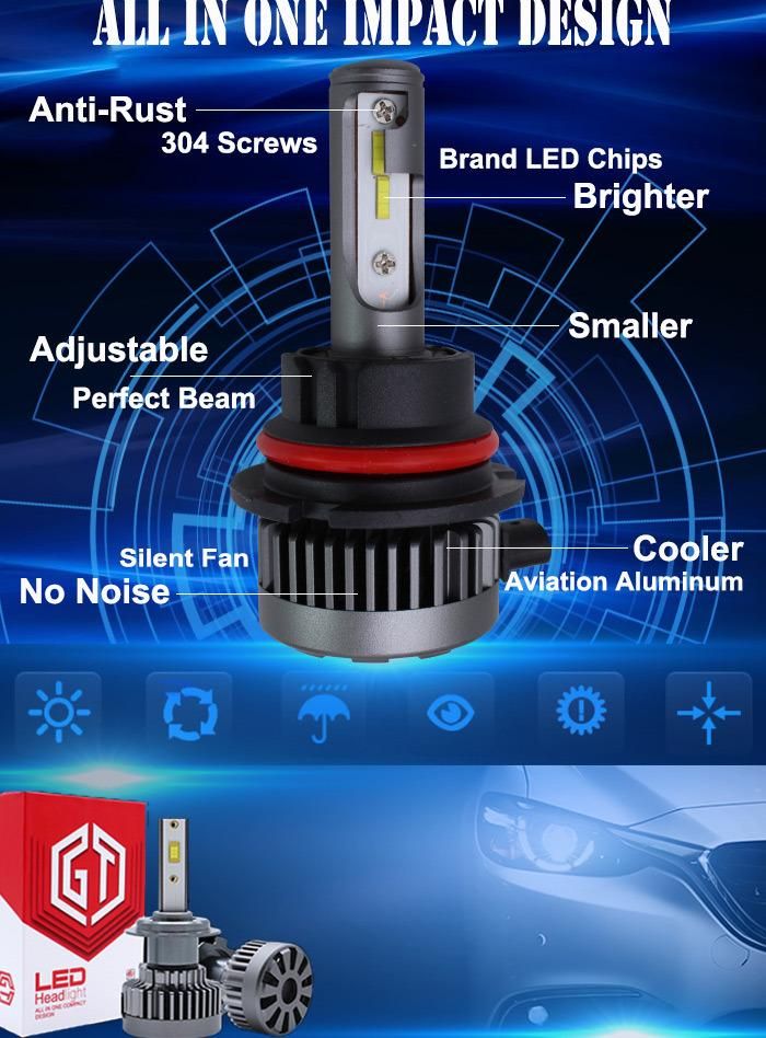 Lightech Gt3 C6 LED Headlight for Auto Light 6000lm
