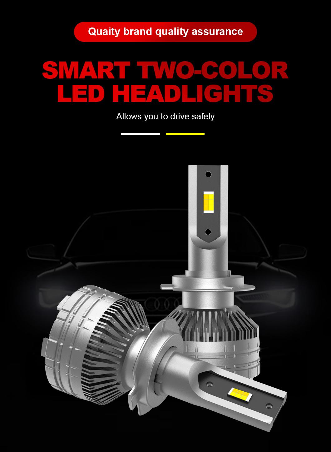 Newest Car LED Bulb H1 Canbus 6000K 4000lm Car LED Headlight
