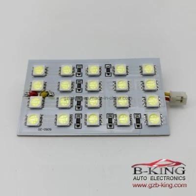 3 Year Warranty 20SMD T10 Ba9s Interior Festoon Dome LED Panel Light for Car