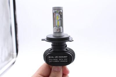 S1 H4 Best Rated LED Headlight Bulbs 4000lumen Change Car Lights to LED 12V DC
