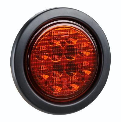 Factory Price 10-30V DOT E4 4 Inch Round Forklift Trailer Truck Signal Stop Tail Lamps LED Auto Lamp
