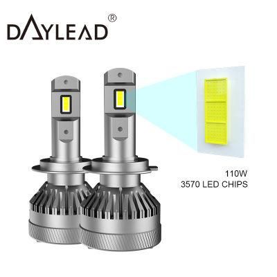 Super Bright 9005 9006 LED Head Light Auto High Low H11 H7 H4 Car LED Headlight H7