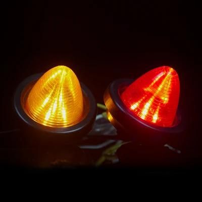 DOT Manufacture 12V Auto LED Side Marker Clearance Lights for Trailer Trucks signal Rear Position Lamp