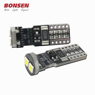 Factory Wholesales T10 3030 3SMD 9SMD Red Base Canbus Car Auto LED Lights T10 for Parking Light
