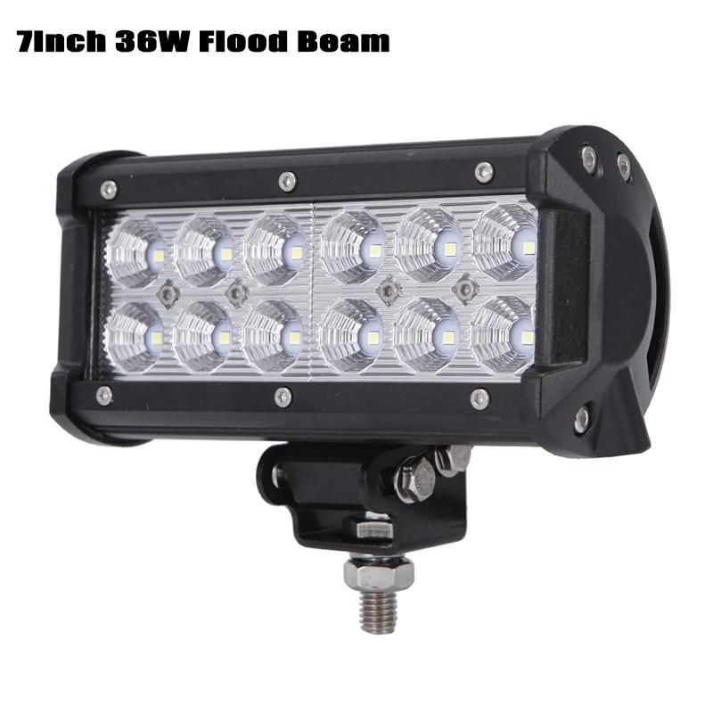 4 Inch 18W LED Work Light Bar 72W 90W 108W 126W 180W LED Bar Light 12V for Offroad Truck ATV SUV Jeep