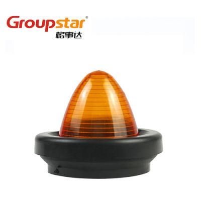 Auto Lamps Amber 12V 5 LED Trailer Side Marker Lights for Trucks Trailer RV