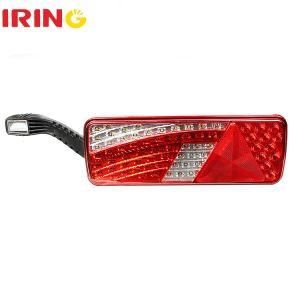 Amber Red White Combination Automotive Tail Light for Truck Trailer with Reflector
