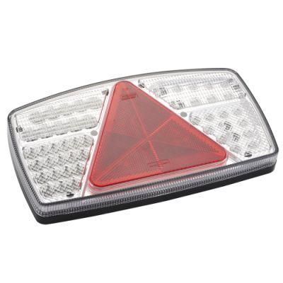 24V Indicator Stop Tail Fog Reverse Side Marker Reflector Rear LED Trailer Light Combination Lamp for Truck Trailer Auto