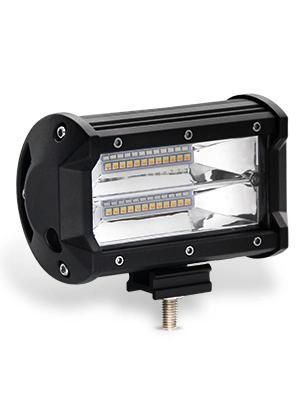Auto Lighting System Amber/White 6500K 3000K 4X4 Offroad LED 72W 5 Inch LED Light Mini Bar