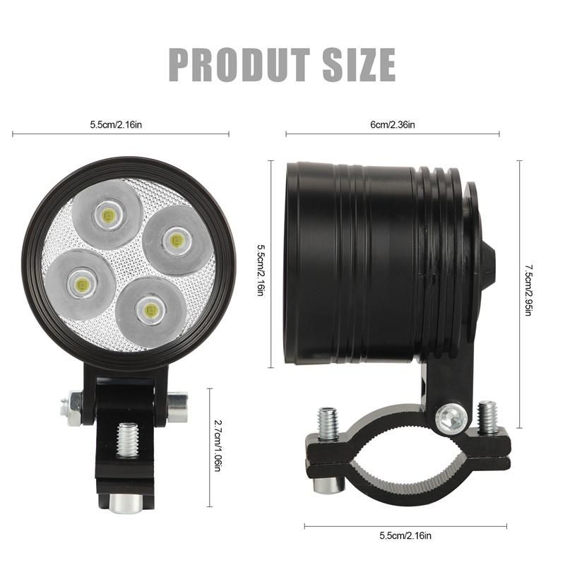 Motorcycle LED Driving Lights Bike Spotlights 40W LED Motorcycle Light