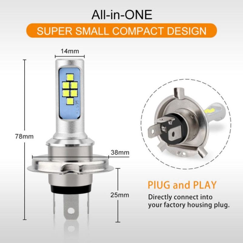 Auto Lamps LED Motorcycle Headlight Electric Car Conversion Kit