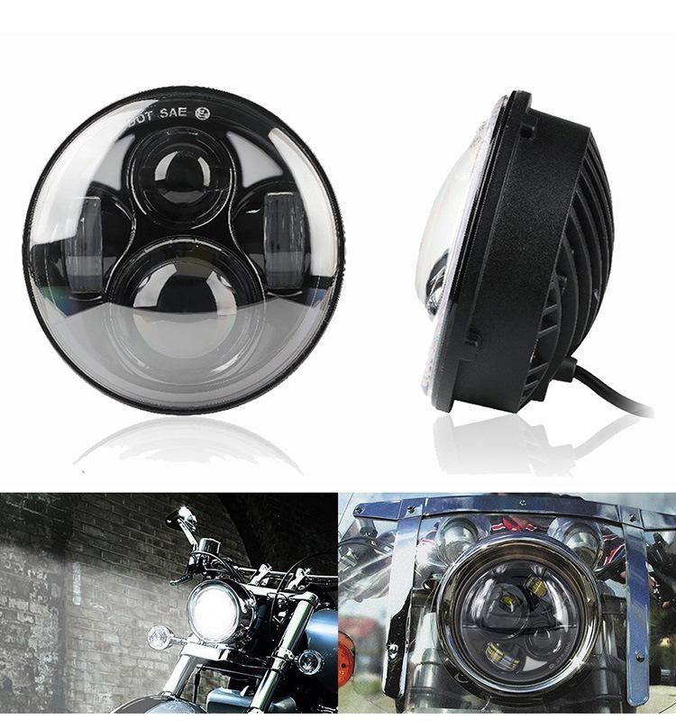 5.75" LED Headlight for Harley Sportster 5-3/4" Motorcycle Projector 40W 5.75 Inch LED Motorcycle Headlight