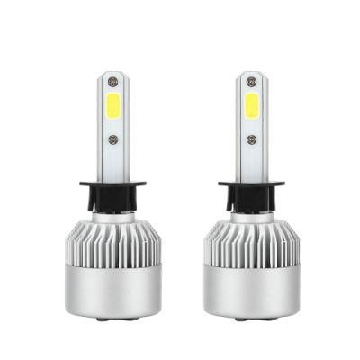 S2 C6 K5 LED Car Headlight H4 H1 H3 H7 H13 H11 9004 880 9007 Auto Fog Light 72W 8000lm 6000K12V 24V