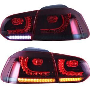 for Car Tail Lamp for Golf 6 for 2008 2009 2010 2011 2012 2013 for Mk6 R20 LED Rear Light with Moving Turn Signal